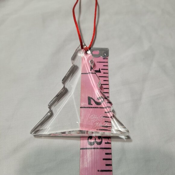 Oleg Cassini Signed Crystal Tree Ornament Exclusive Empire City Casino Yonkers - Picture 9 of 10